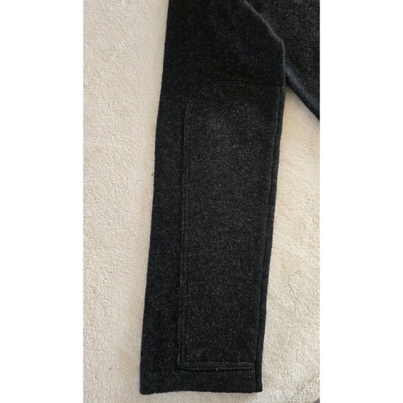 Abercrombie & Fitch Mens 90s Vintage Wool Sweater Size XL Gray Elbow Patches - Picture 3 of 5